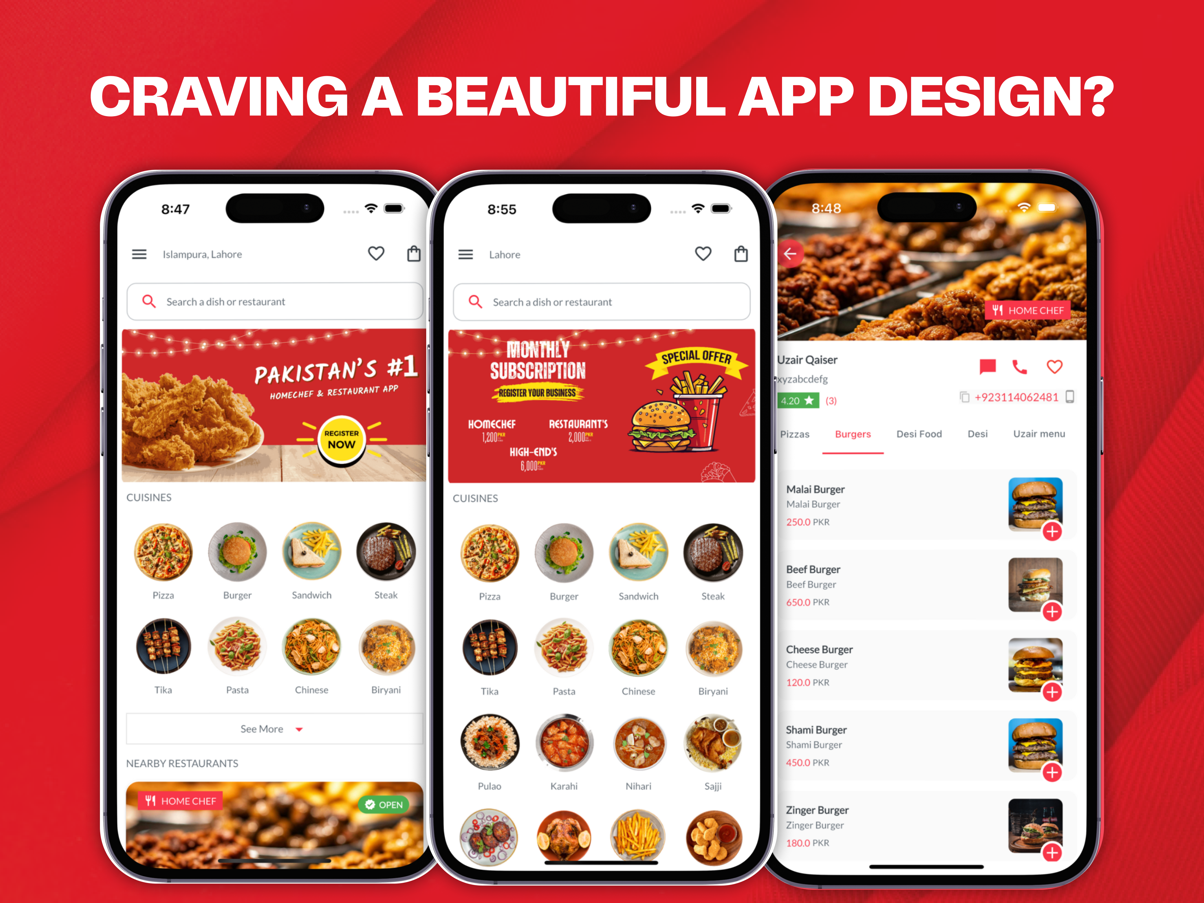 FoodCaart App Screenshot 1